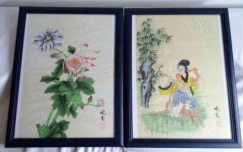 Seidenmaleri gemälde japan - gemÄlde,