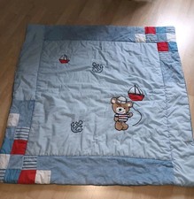 Krabbeldecke Laufstalleinlage 1.14x 1.14 m Wattiert