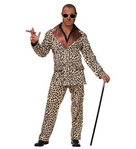 Funky leopard anzug - leopard,