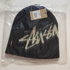 Stussy Skullcap Brushed Out Stock Beanie Black / Schwarz ✅