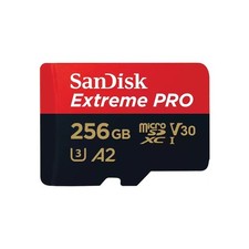 Sandisk microSD Speicherkarte 256GB 200MB/s A2 UHS3 V30 inklusive SD- Adapter