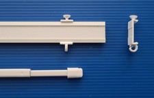 Profi Paneelwagen Aluminium weiß für Schiebegardine universell passend