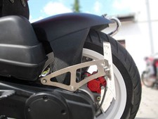 Kennzeichenhalter Peugeot C-Tech Dark Side Jetforce Halter Kennzeichen seitlich 