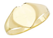 Moderner 9 ct/Karat Gelb Gold