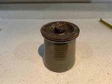 Deko Handtopf Deckeltopf grün