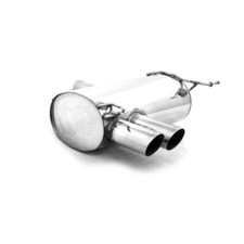 BASTUCK Edelstahl Sportauspuff BMW 3er E92 Coupe  E93 Cabrio 2x76mm schräg