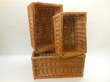 Regalkorb Schrankkorb Aufbewahrung Korb Weide rechteckig Größe wählbar 