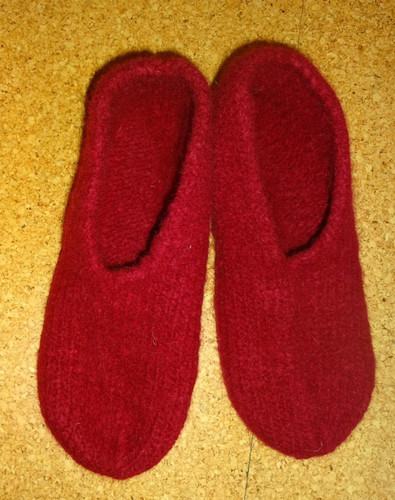 Filz schuhe handgestrickt - filz,