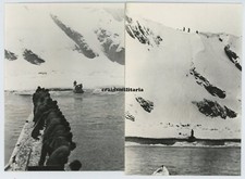 2x REPRO Foto U-Boot U-668 bei