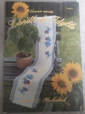 Handarbeit Anleitung Sticken Kreuzstich Frühling Ostern Decken Bänder Kissen