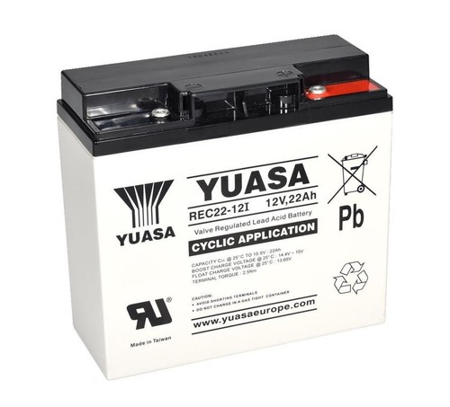Yuasa akku rec22 - agm, wie