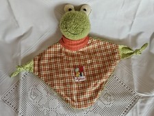 Sigikid Schmusetuch Frosch Flip Flap Frosch neuwertig 