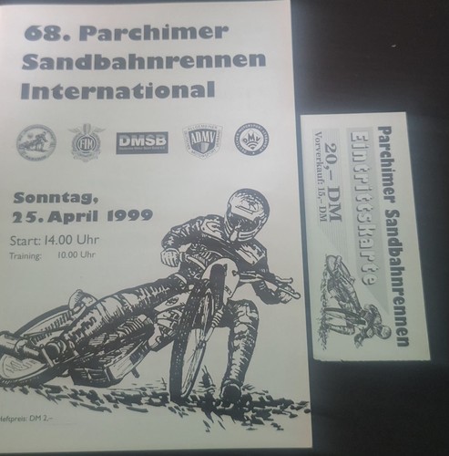 Programm sandbahn parchim - programm,