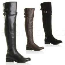 Damen Ladies Low Heel Flach