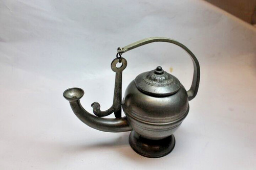 Zinn öllampe petroleumlampe - ,
