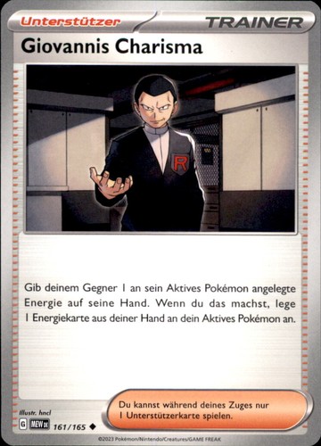 Pokemon 161 165 giovannis - 161/165,