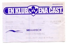 Ticket EC NK Maribor - Hibernian Edinburgh FC 29.07.2010