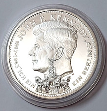 Liberia 10$ 1993 John F. Kenndy PP Silber 1oz 999 Quadriga Brandenburger Tor