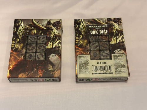Warhammer ork dice set - warhammer, /