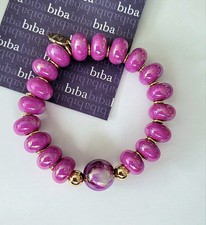 Biba resin metall - metall, armband