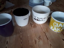 4 schöne Kaffeebecher
