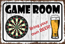 Blechschild, 20 x 30 cm, Game