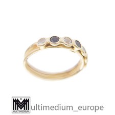 585 Gelbgold Fingerring Saphir