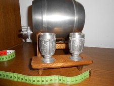 Zinn Schnapsfaß ca 22cm hoch