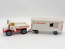 SIKU  2519   -   Mercedes Unimog U 1500 mit Bauwagen / Heitkamp