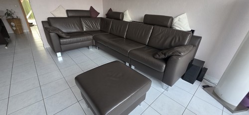 Echtleder couchgarnitur - echtleder,