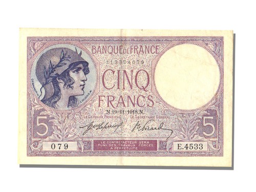 France francs 5 - france,, f