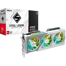 Grafikkarte ASRock Radeon RX 9060 XT 16GB Steel Legend OC Grafikkarte - 16GB GDD