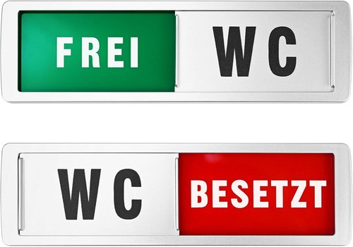 Toilettenschild besetzt frei - toilettenschild,