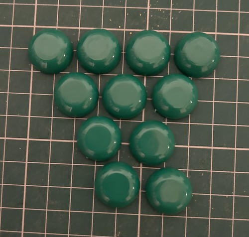 Subbuteo schwere grüne basen - schwere,