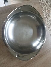 AMC Schüssel Servierschüssel Schale Farbe Silber Größe ca.22cm x 27 cm