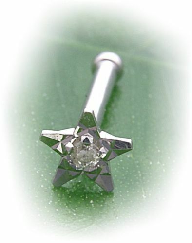 Piercing nase stern - piercing, echt
