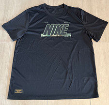 ORGINAL  NIKE "CAMO"  DRI-FIT T-SHIRT XXL, SCHWARZ, NEU, NCAA, NFL