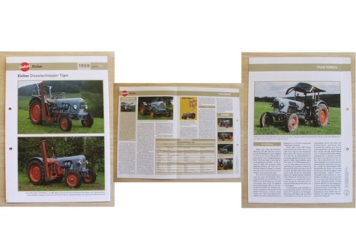 Eicher traktor schlepper tiger - schlepper,