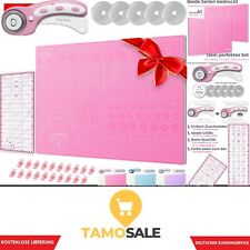 Vielseitiges Rollschneider Set mit Patchwork-Zubehör in Pink - Ideal für Quilter