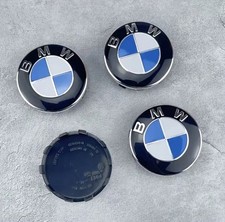 Nabendeckel Radnabendeckel für BMWFahrzeuge 4x56mm Blau Weiß