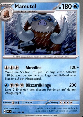 Pokémon mamutel phantasmal - mamutel,