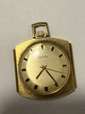 Vintage zentra taschenuhr - vintage, /