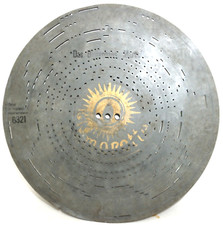 Amorette Lochplatte DAS BIENENHAUS Marsch 30,5cm 12" Orgel music box disc Blech