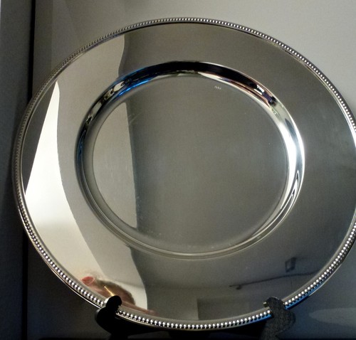 Versilberter platzteller - 🍀versilberter,