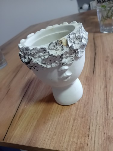 Vase blumenvase weiß grau mit - weiß,
