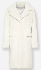 Design Mantel Lang Kunstpelz