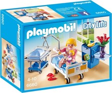 GW029f PLAYMOBIL 6660 - Krankenzimmer mit Babybett Neu & OVP