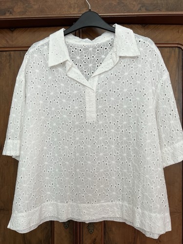 Opus bluse kurzarm - bluse,, spitze