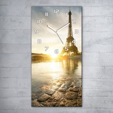 Wanduhr Glasuhr 30x60