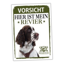 Springer Spaniel Schild Revier